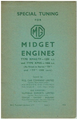 Midget tf1250 tf1500 - mg,