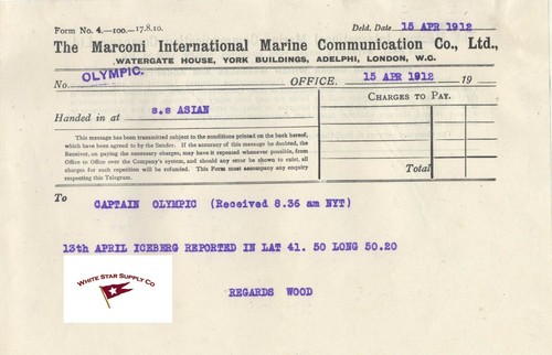 Rms titanic interest - interest, ss