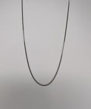 375 9ct Solid White Gold Diamond Cut Curb Link Necklace - 1.50mm - 16" 18" 20"