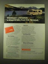 1975 Winnebago Motor Home Ad - Homeowners Plan