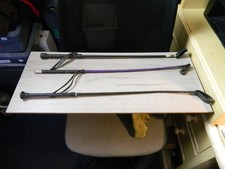 3 x horse riding crop whips to