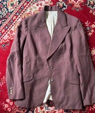 Vintage brown wool blazer. Le