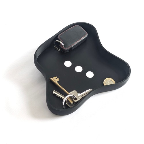Asymmetric key tray black - asymmetric,