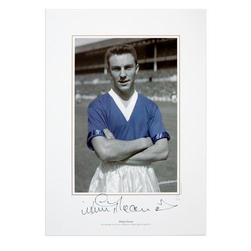 Jimmy greaves signed photo - jimmy,