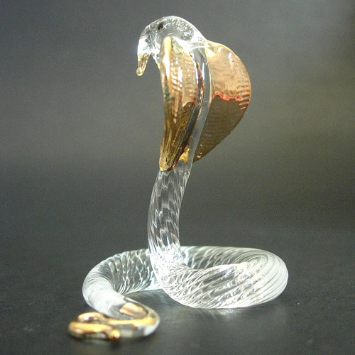 Gold glass snake king - gold,
