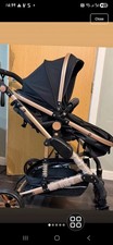 Pushchair Black and Rose Gold