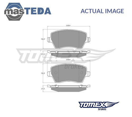 Brake pads set - 14-16,