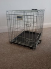 Savic Folding Dog Crate With Removable Tray  65cm X  50cm