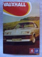 VAUXHALL FIRENZA DROOP SNOOT