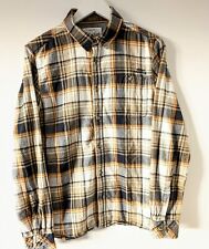 Weird Fish Flannel Shirt Ladies Long Sleeve Checked  Size S 100% Cotton 