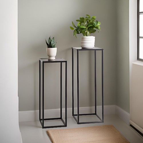 Set side lamp plant table - of, 2