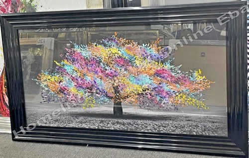 Multi coloured blossom tree