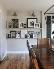 Solid Wood Picture Shelves -