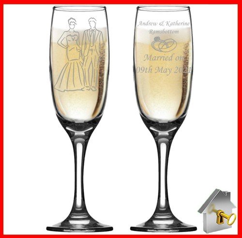 Personalised engraved wedding - personalised,