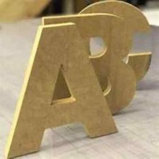 Wooden letters numbers large - wooden,