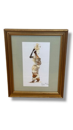 Vtg framed picture dried - vtg,