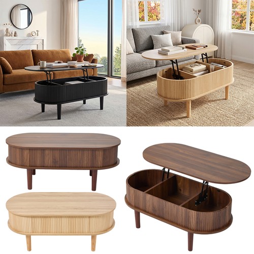 Lift top coffee table oval - lift,