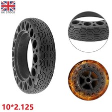 10 x 2.125 Solid Tyre, Tubeless Wheel Anti Explosion Replacement for Scooter HOT