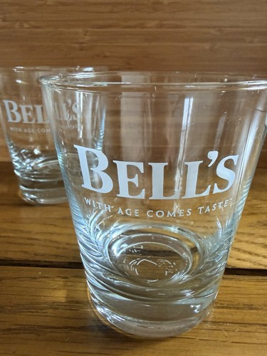 Bells whisky glasses - 3,