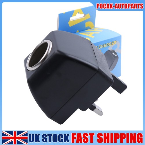 Black cigarette lighter plug - black,