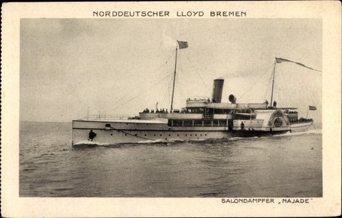 Postcard north german lloyd - north,