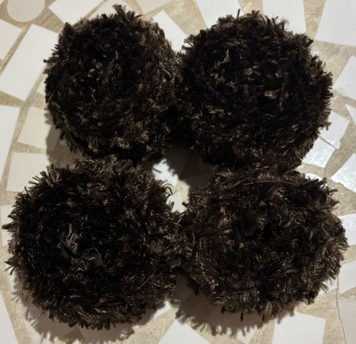 155g dark brown teddy eyelash - 155g,