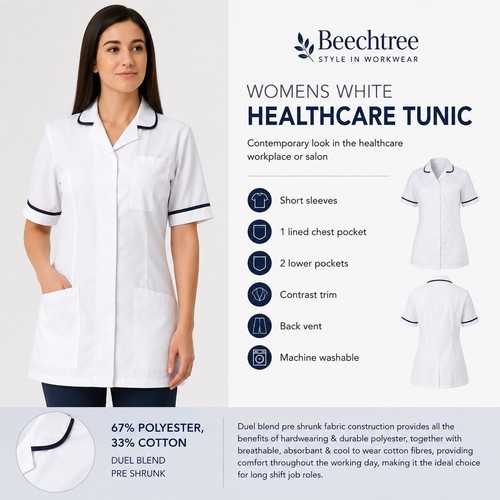 Womans nurses healthcare tunic - womans,