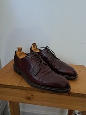 Loake burgundy derby shoes - loake,