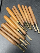 Collection Of Bookbinding Finishing Tools Brass Letters & Numbers (lot 2)