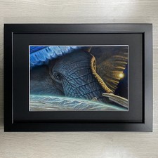 FRAMED GREAT T'PHON ART. PAUL KIDBY, TERRY PRATCHETT, DISCWORLD