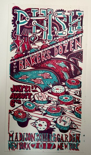 Phish bakers dozen - phish, poster