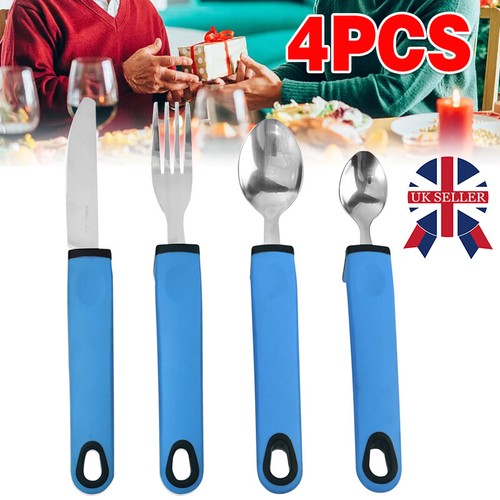 4pcs cutlery set easy - cutlery, grip