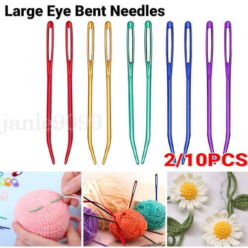 10pc large eye - bent, tip