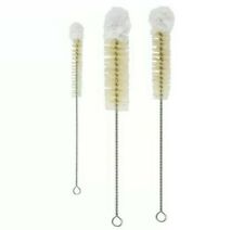 3 X SOFT TIP BOTTLE CLEANING BRUSHES SINK BABY BOTTLE BRUSH FLEXIBLE SPOUT PIPE 