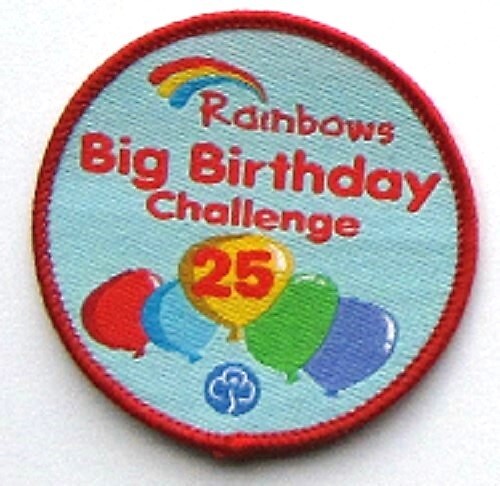 Rainbow guide badge - rainbow,