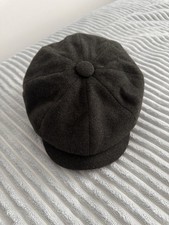 Whiteley Newport Chocolate Wool & Cashmere Cap Size 59 Large 