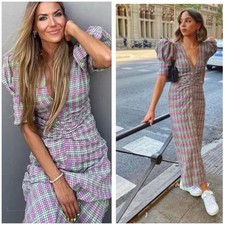 Zara New Puff Sleeves Crinkle