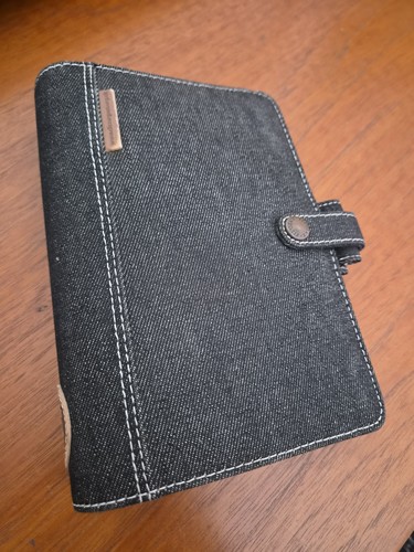 Rare 2006 filofax - filofax, denim