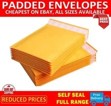 PADDED BUBBLE LINED ENVELOPES
