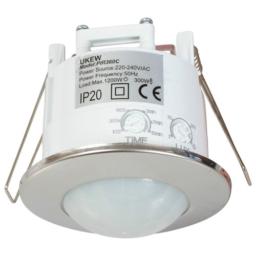 Chrome pir motion sensor - chrome,