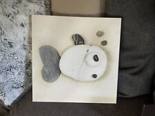 Pebble Fish Canvas Wall Art 25 X 25 Cms VGC