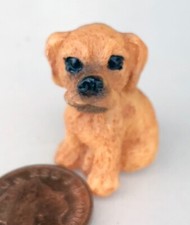 Dolls House Sitting Brown Dog