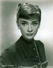 AUDREY HEPBURN Signed B&W