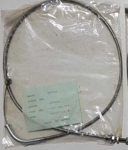 Throttle push cable - push,