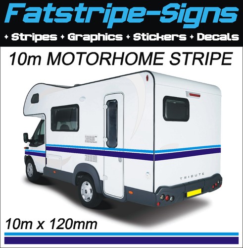 10m motorhome vinyl stripes - 10m,