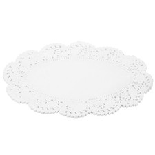 50 Pcs White Lace Paper