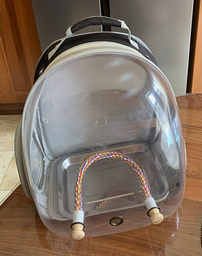 Bird carrier backpack - bird,
