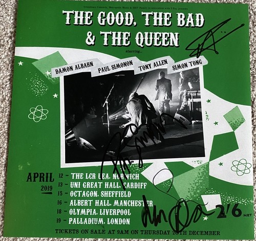 Damon albarn signed col - albarn,