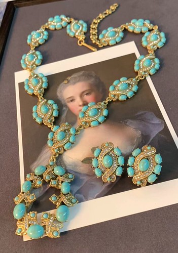 Vintage turquoise statement - vintage,