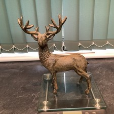 Brass Deer Reindeer Stag